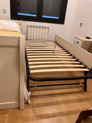 Cama nido beige 90x200