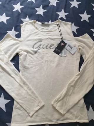 Jersey Guess fino hombros descubiertos talla M