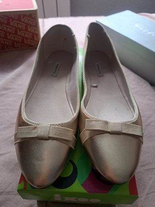 Bailarinas Sfera Doradas Talla 38