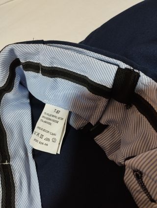 Chaqué de hombre azul