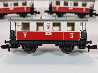 Escala N - 3 coches de viajeros de tren alpino