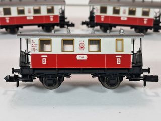Escala N - 3 coches de viajeros de tren alpino