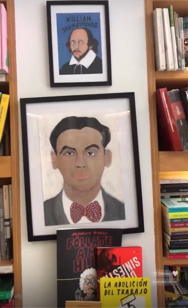 Federico García Lorca A3 Cuadro Ilustración Arte