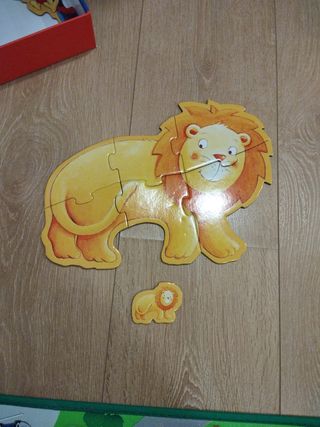 Puzzle Gigante DJECO 6 Puzzles Animales