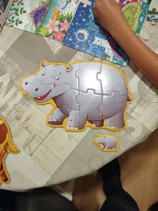 Puzzle Gigante DJECO 6 Puzzles Animales