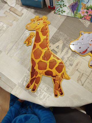Puzzle Gigante DJECO 6 Puzzles Animales