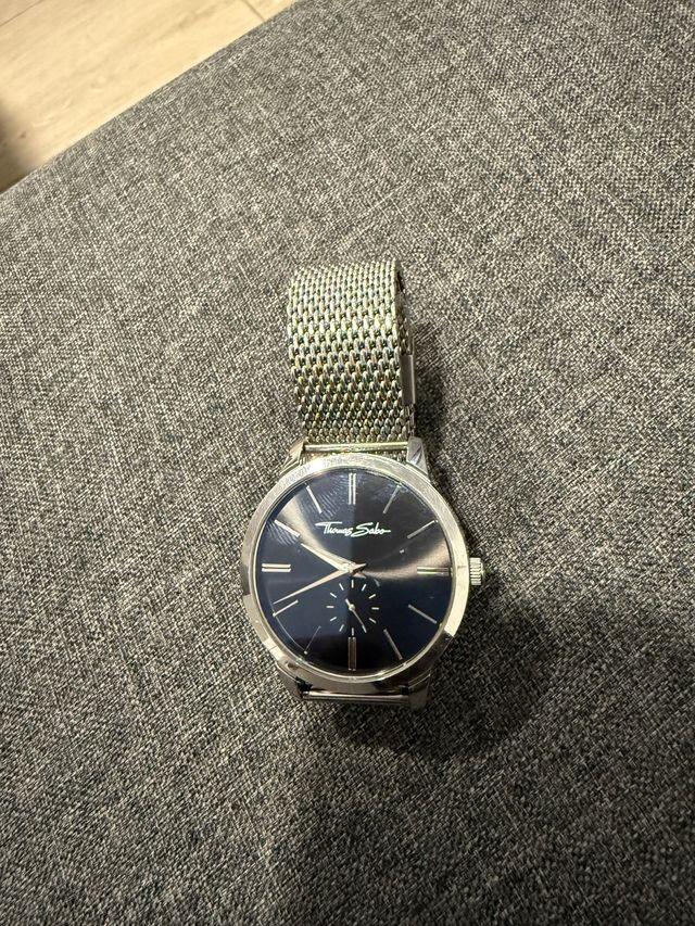 Reloj Thomas Sabo esfera azul y correa plateada