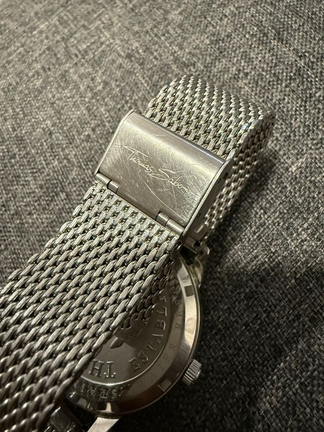 Reloj Thomas Sabo esfera azul y correa plateada