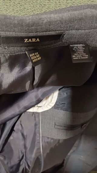 Americana Zara Gris Talla M