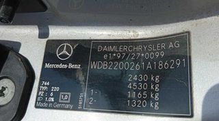 Paragolpes delantero mercedes-benz clase s 204132