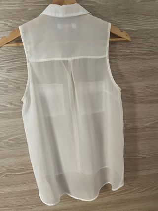 Camisa - blusa Bershka sin mangas