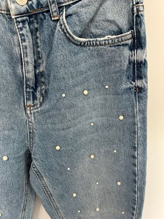 Vaqueros Mango Talla 36 con Perlas