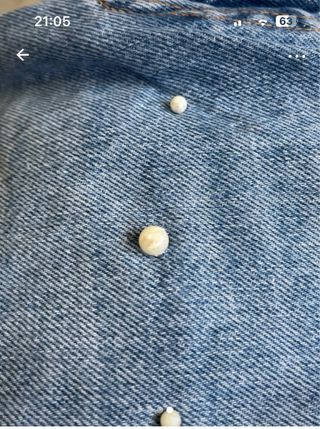 Vaqueros Mango Talla 36 con Perlas