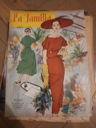 10 Revistas de costura antiguas La Familia