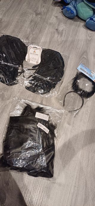Disfraz Ángel Negro Talla Única