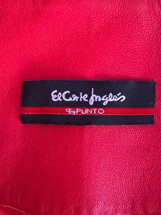 Chaqueta americana larga de piel “El Corte Inglés”