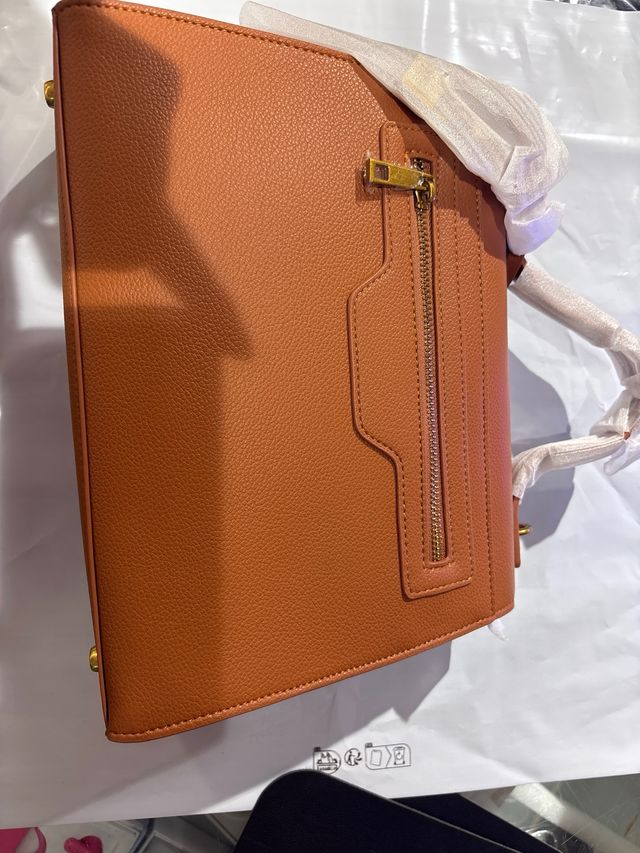 Bolso CORDAE Marrón y Dorado