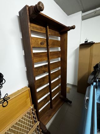 Base de cama 100x200 madera sólida