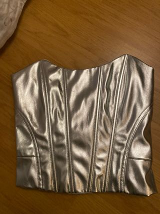 Corsé plateado