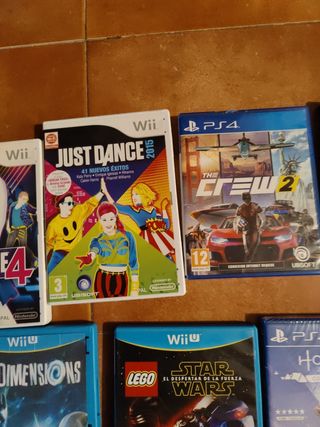 Lote Videojuegos PS4, Wii U, Xbox One