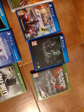 Lote Videojuegos PS4, Wii U, Xbox One