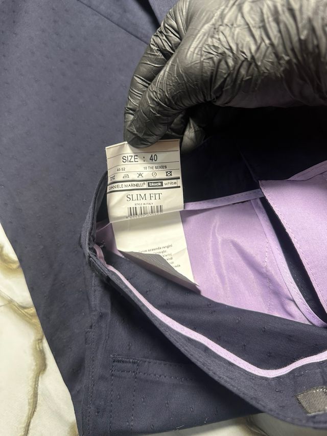 Pantaloni eleganti Daniele Marinelli Slim Fit