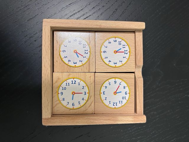 Juego educativo de madera