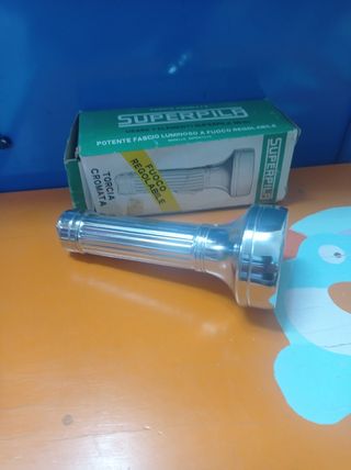 Torcia Superpila Cromata