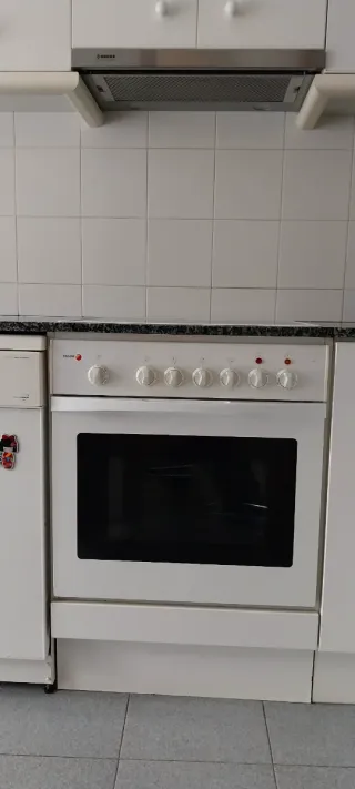 Vitrocerámica y horno juntos