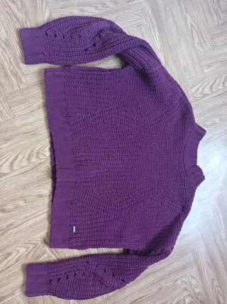 Jersey Hollister Morado Mujer Talla S