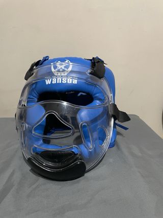 Casco artes marciales Wansda azul