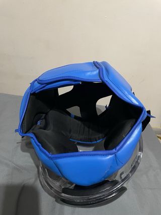 Casco artes marciales Wansda azul