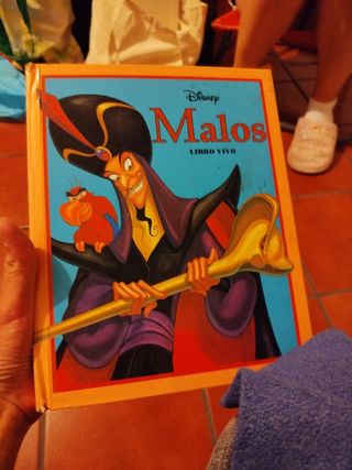 Disney malos libro vivo