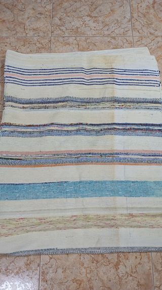 Jarapa artesanal a rayas