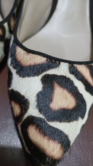 Zapatos Zara Animal Print Talla 37