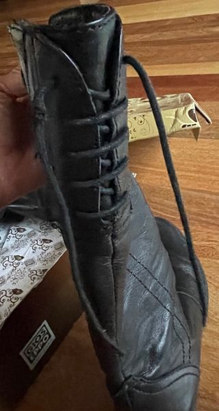 Botas altas de piel Giosepo negras