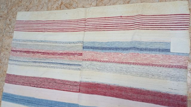 Jarapa artesanal a rayas