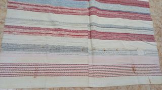 Jarapa artesanal a rayas