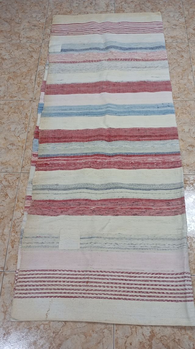 Jarapa artesanal a rayas