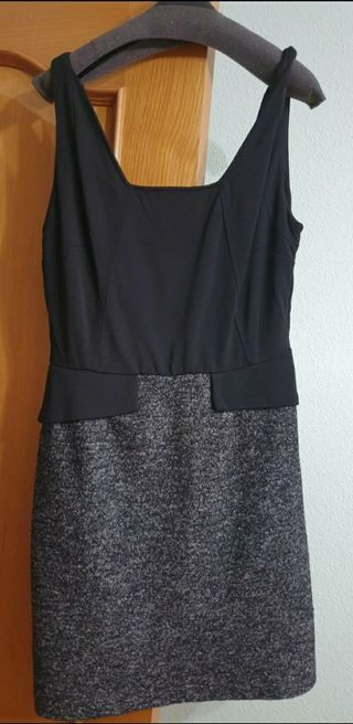 Traje Mango Negro y Gris