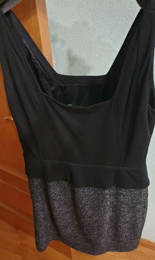 Traje Mango Negro y Gris