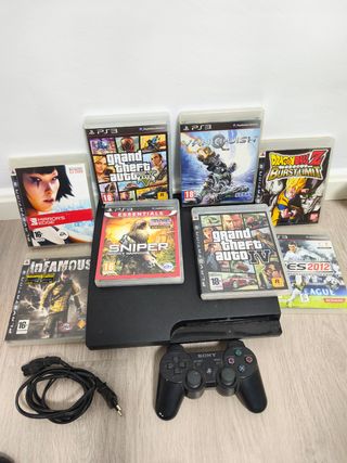 Consola PlayStation 3 + 8 Juegos