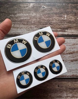 EMBLEMAS BMW CARENADO DEPOSITO TIJA MOTO LOGO