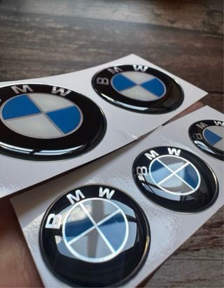 EMBLEMAS BMW CARENADO DEPOSITO TIJA MOTO LOGO