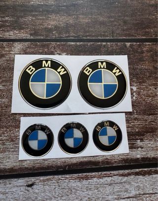 EMBLEMAS BMW CARENADO DEPOSITO TIJA MOTO LOGO