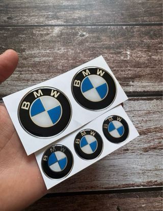 EMBLEMAS BMW CARENADO DEPOSITO TIJA MOTO LOGO