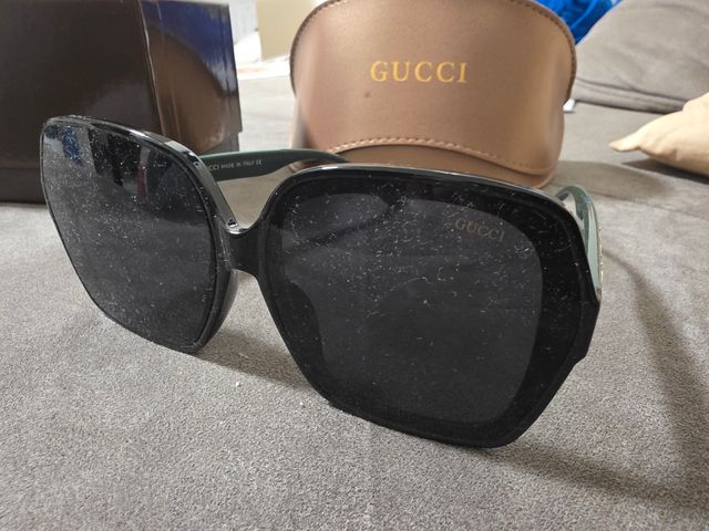 Gafas de sol Gucci Mujer Marrón y Dorado