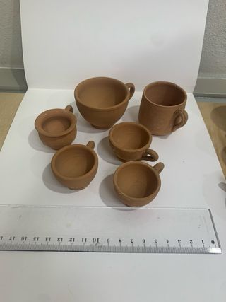 Set 6 vasetti terracotta