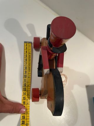 giocattoli di legno vintage cavallo e  clown