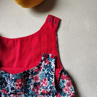 Vestido fiesta niña floral, 
Talla 7 años